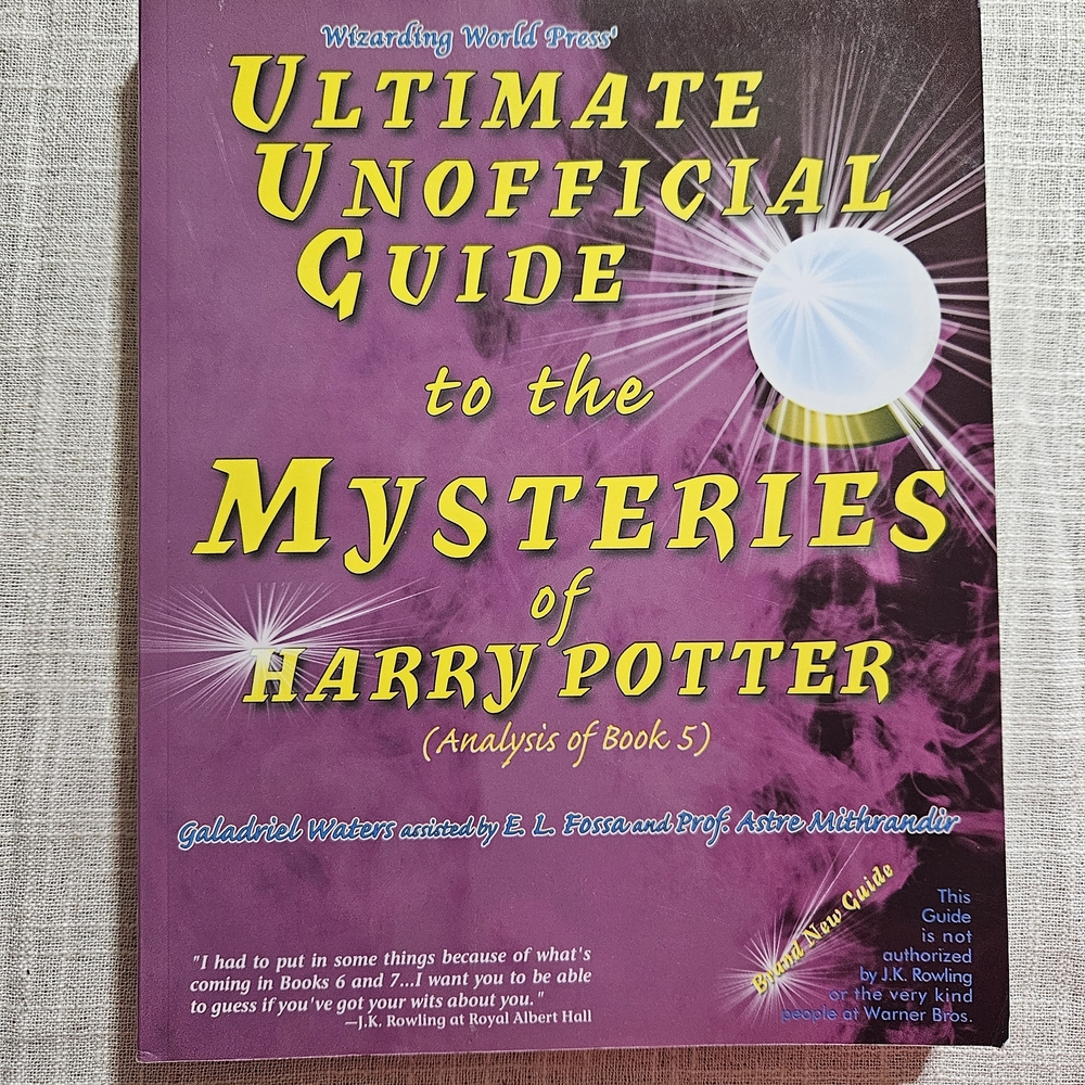 Ultimate Unofficial Guide to the Mysteries of Harry Potter - Purple Cover